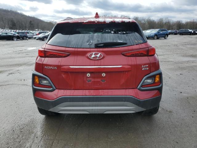 KM8K5CA52LU520778 - 2020 HYUNDAI KONA ULTIMATE RED photo 6