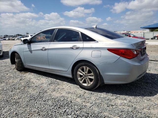 5NPEB4ACXDH709737 - 2013 HYUNDAI SONATA GLS BLUE photo 2