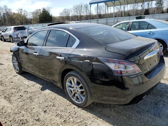 1N4AA5APXEC458649 - 2014 NISSAN MAXIMA S BLACK photo 2