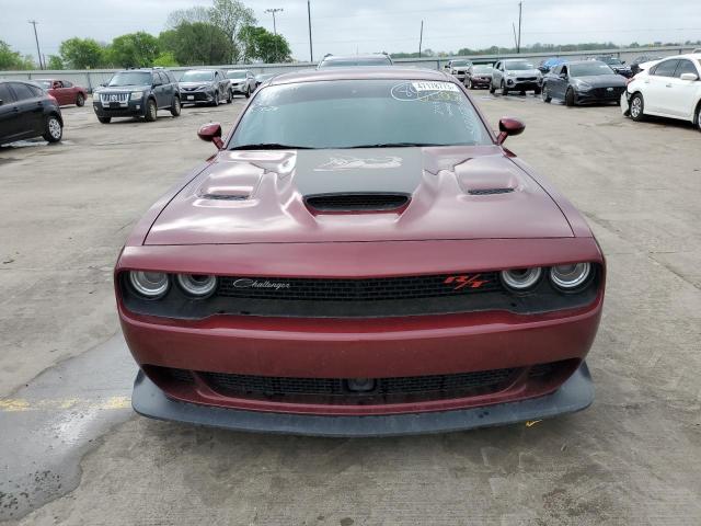 2C3CDZFJ0KH627001 - 2019 DODGE CHALLENGER R/T SCAT PACK BURGUNDY photo 5