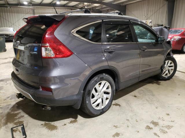 2HKRM4H70FH655906 - 2015 HONDA CR-V EXL GRAY photo 3