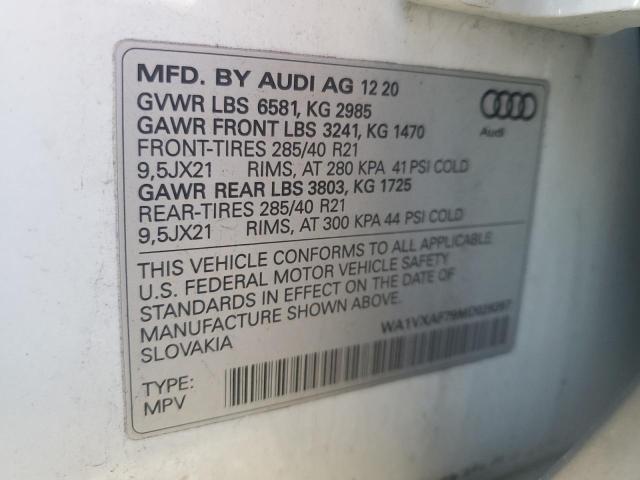 WA1VXAF79MD026357 - 2021 AUDI Q7 PRESTIGE 白色 照片 14