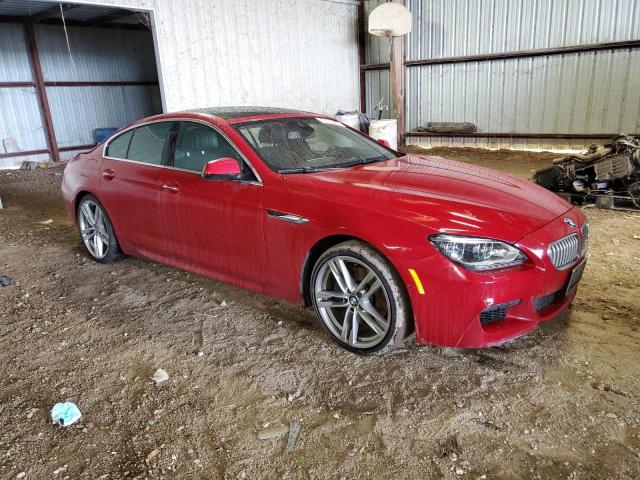 WBA6B2C50DDG66569 - 2013 BMW 650 I RED photo 4