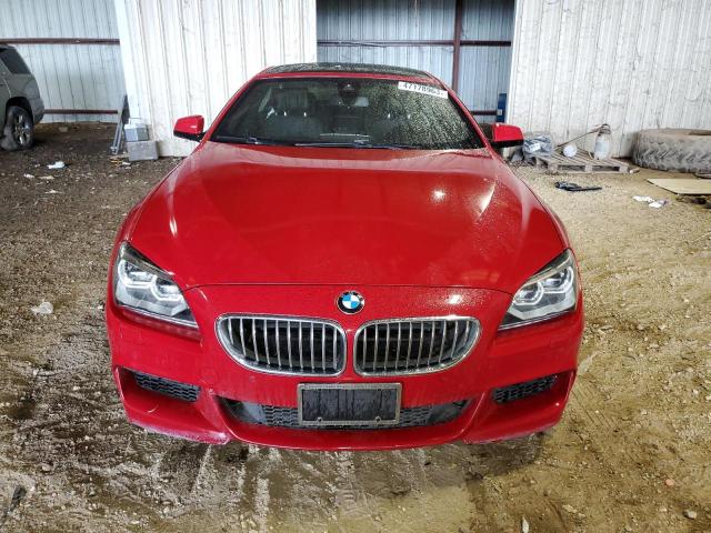 WBA6B2C50DDG66569 - 2013 BMW 650 I RED photo 5