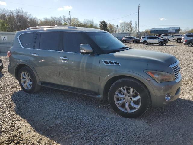 JN8AZ2NF1B9504272 - 2011 INFINITI QX56 GREEN photo 4