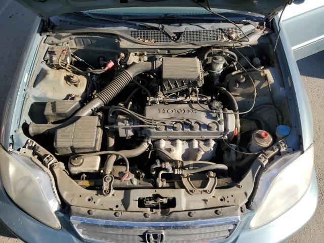 2HGEJ6615YH563317 - 2000 HONDA CIVIC BASE BLUE photo 11