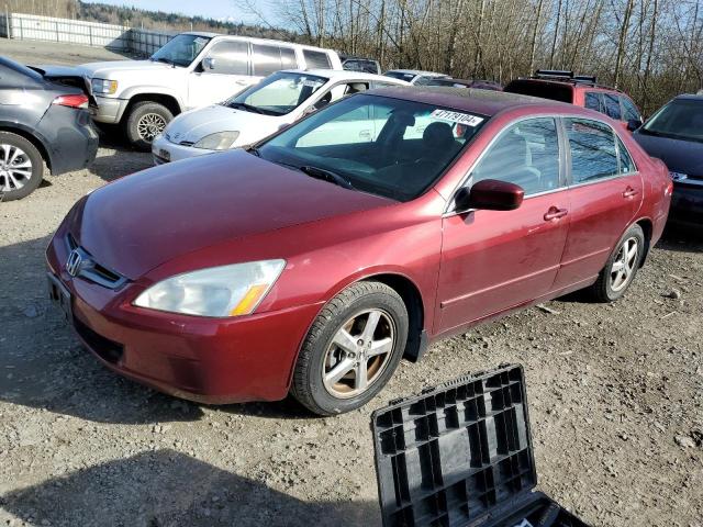 1HGCM56633A035867 - 2003 HONDA ACCORD EX RED photo 1