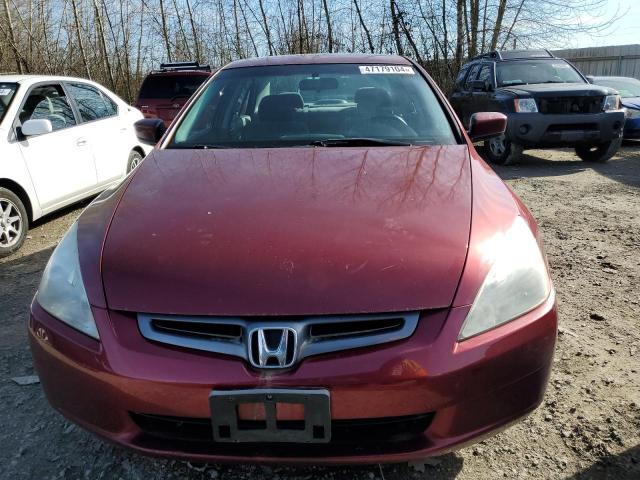 1HGCM56633A035867 - 2003 HONDA ACCORD EX RED photo 5