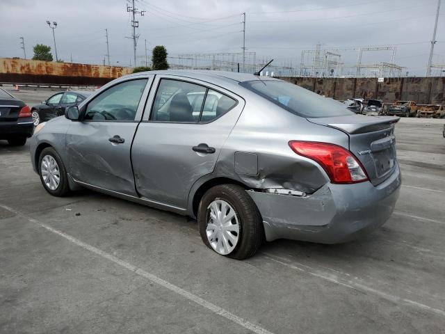 3N1CN7AP2EL816756 - 2014 NISSAN VERSA S GRAY photo 2