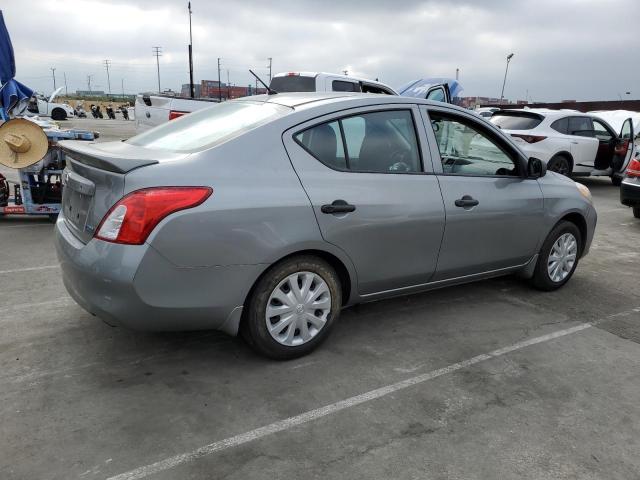 3N1CN7AP2EL816756 - 2014 NISSAN VERSA S GRAY photo 3