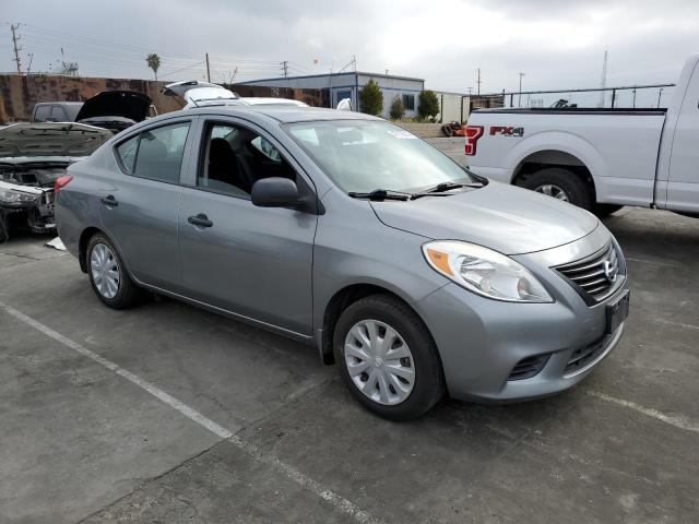 3N1CN7AP2EL816756 - 2014 NISSAN VERSA S GRAY photo 4