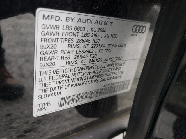 WA1LAAF70HD021045 - 2017 AUDI Q7 PREMIUM PLUS BLACK photo 13