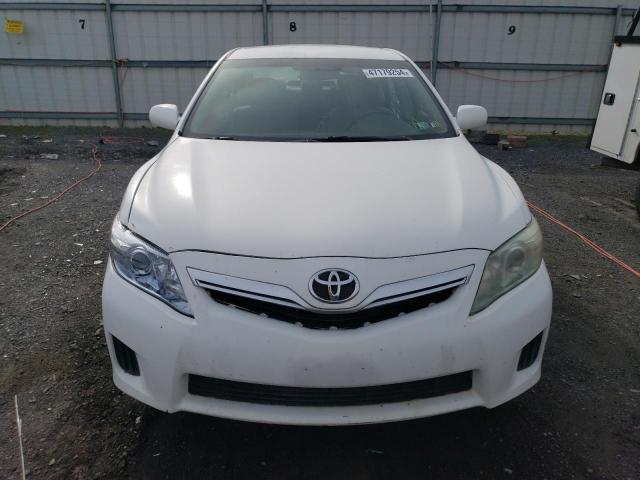 4T1BB3EK1BU138538 - 2011 TOYOTA CAMRY HYBRID WHITE photo 5