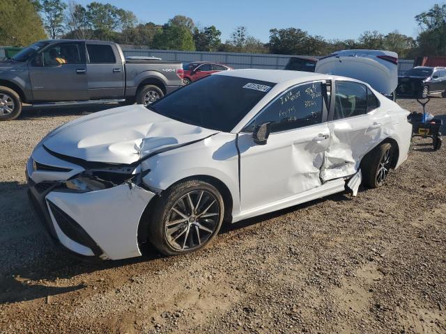 4T1G11AK2NU625321 - 2022 TOYOTA CAMRY SE WHITE photo 1