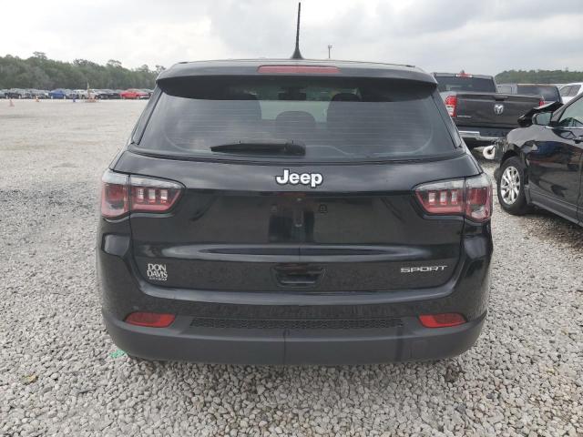 3C4NJCAB0LT218760 - 2020 JEEP COMPASS SPORT BLACK photo 6