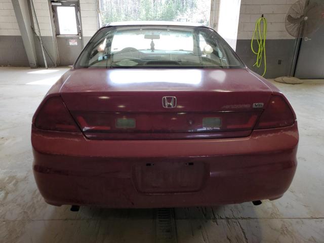 1HGCG22552A012155 - 2002 HONDA ACCORD EX RED photo 6