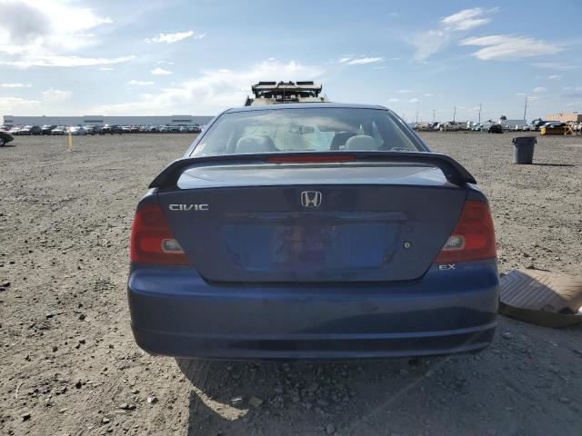 1HGEM22983L012001 - 2003 HONDA CIVIC EX BLUE photo 6