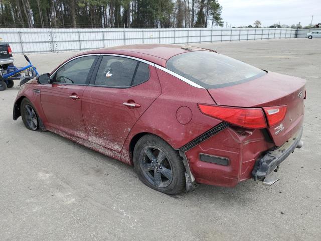 5XXGM4A78FG481435 - 2015 KIA OPTIMA LX BURGUNDY photo 2