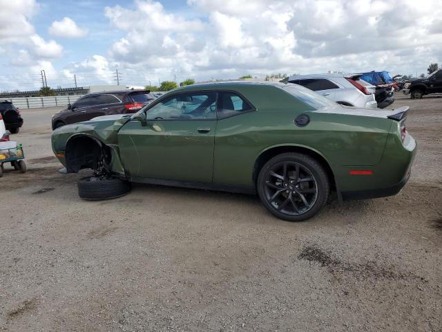 2C3CDZJG1NH206839 - 2022 DODGE CHALLENGER GT GREEN photo 2