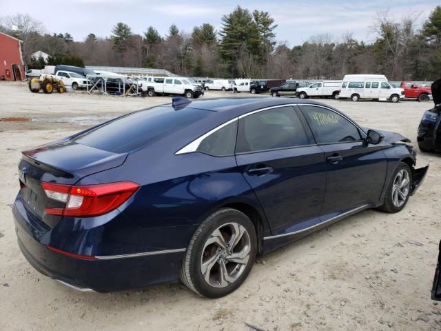 1HGCV1F5XJA025931 - 2018 HONDA ACCORD EXL BLUE photo 3