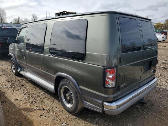 1FDRE14L32HB32530 - 2002 FORD ECONOLINE E150 VAN GREEN photo 2