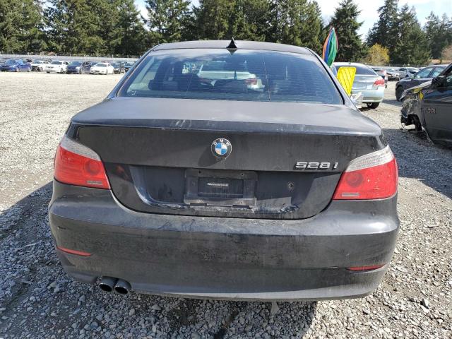 WBANU53588CT04523 - 2008 BMW 528 I BLACK photo 6