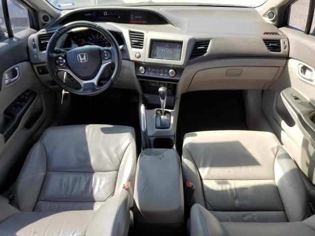 2HGFB2F97CH551386 - 2012 HONDA CIVIC EXL ლურჯი ფოტო 8