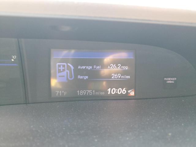 2HGFB2F97CH551386 - 2012 HONDA CIVIC EXL ლურჯი ფოტო 9