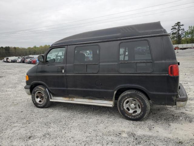 2B6HB11X62K144849 - 2002 DODGE RAM VAN B1500 BLACK photo 2