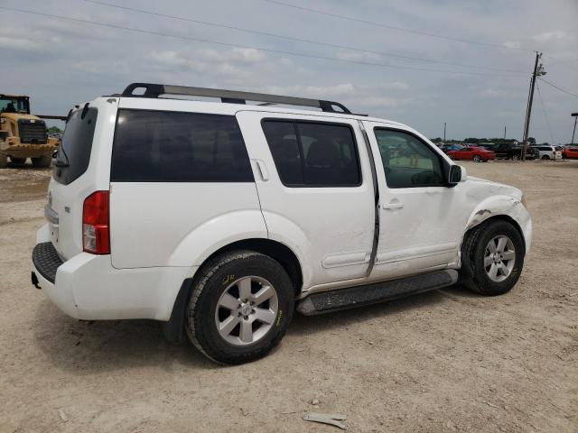 5N1AR18U08C665610 - 2008 NISSAN PATHFINDER S WHITE photo 3