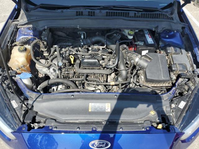 3FA6P0HD9GR133966 - 2016 FORD FUSION SE BLUE photo 11