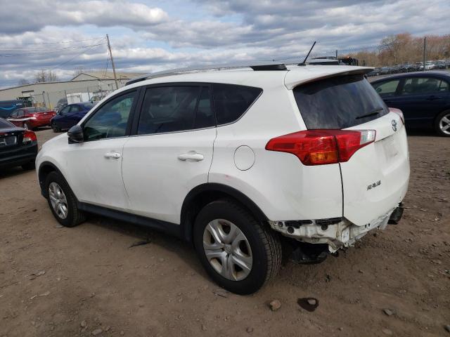 2T3BFREV1FW271248 - 2015 TOYOTA RAV4 LE WHITE photo 2