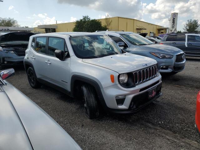 ZACNJAAB5LPL03344 - 2020 JEEP RENEGADE SPORT SILVER photo 4