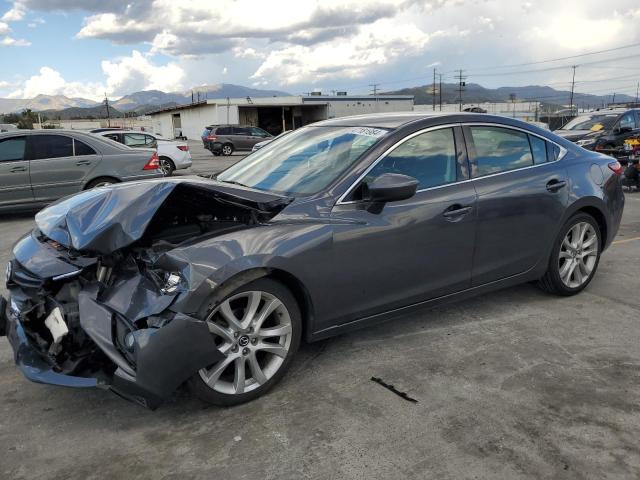 JM1GJ1V67E1146637 - 2014 MAZDA 6 TOURING GRAY photo 1