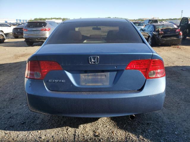 1HGFA16568L008440 - 2008 HONDA CIVIC LX BLUE photo 6