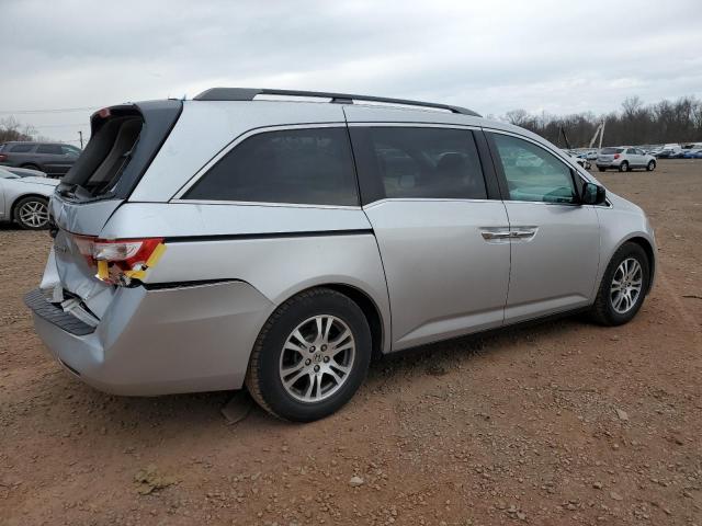 5FNRL5H40BB097434 - 2011 HONDA ODYSSEY EX SILVER photo 3