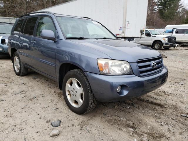 JTEEP21A270192371 - 2007 TOYOTA HIGHLANDER SPORT BLUE photo 4