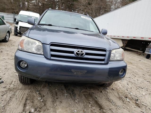 JTEEP21A270192371 - 2007 TOYOTA HIGHLANDER SPORT BLUE photo 5