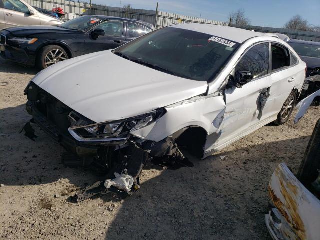 5NPE24AFXKH737464 - 2019 HYUNDAI SONATA SE WHITE photo 1