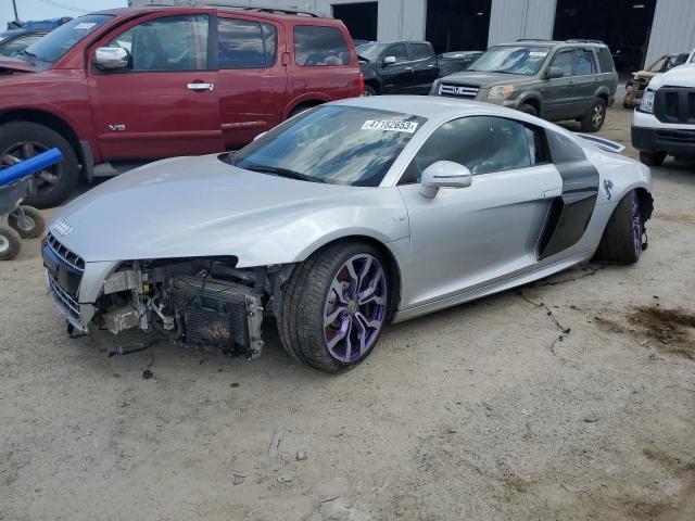 WUAENAFG4BN001307 - 2011 AUDI R8 5.2 QUATTRO SILVER photo 1