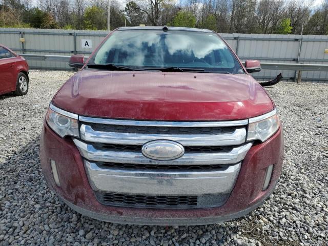2FMDK3KC6DBC57071 - 2013 FORD EDGE LIMITED RED photo 5