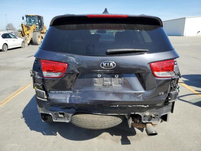 5XYPGDA54HG277025 - 2017 KIA SORENTO LX CHARCOAL photo 6