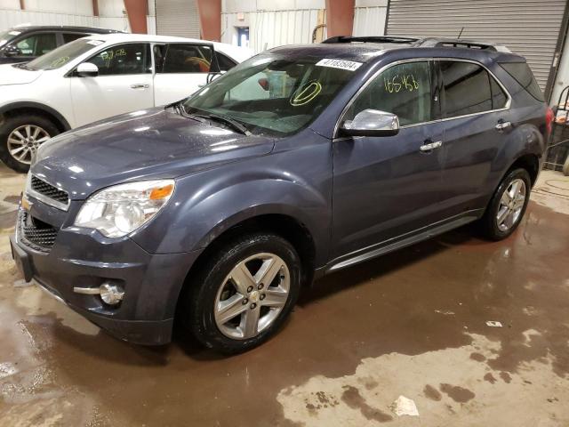 2GNFLHEK0E6341317 - 2014 CHEVROLET EQUINOX LTZ BLUE photo 1