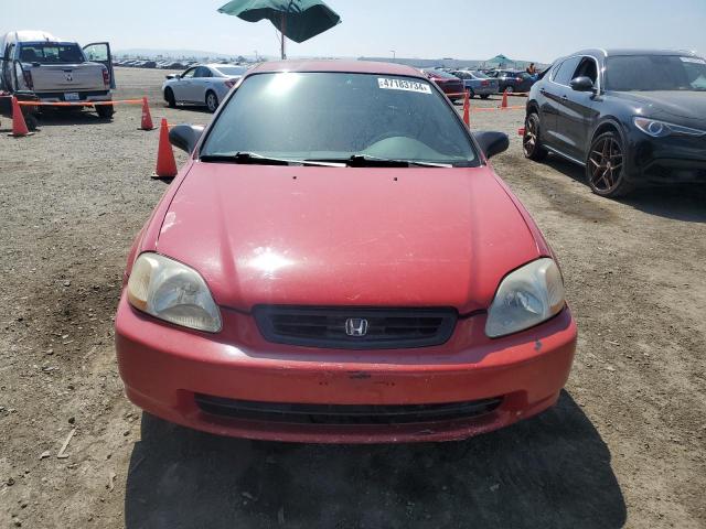 2HGEJ6444WH115533 - 1998 HONDA CIVIC DX RED photo 5