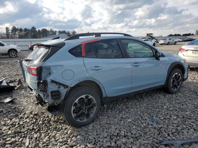 JF2GTAEC3NH257548 - 2022 SUBARU CROSSTREK PREMIUM BLUE photo 3