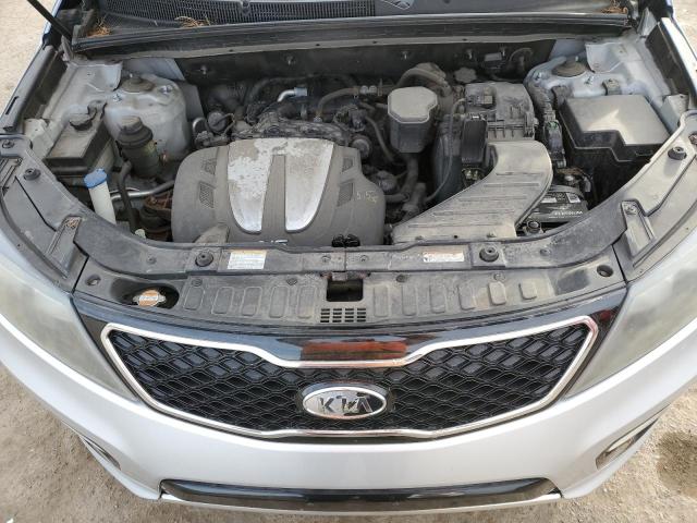 5XYKWDA27BG093496 - 2011 KIA SORENTO SX SILVER photo 12