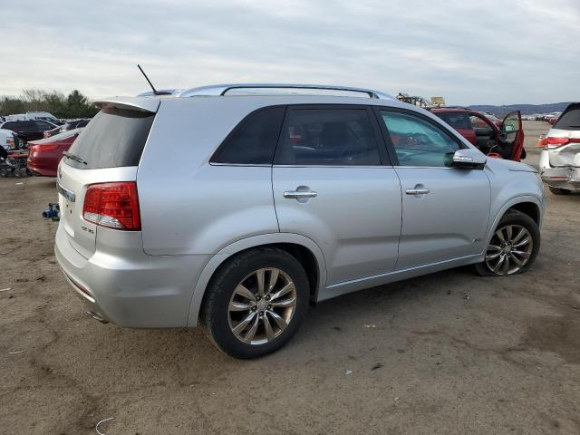 5XYKWDA27BG093496 - 2011 KIA SORENTO SX SILVER photo 3