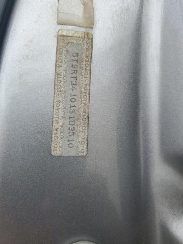 5TBRT34101S183510 - 2001 TOYOTA TUNDRA ACCESS CAB ვერცხლისფერი ფოტო 12