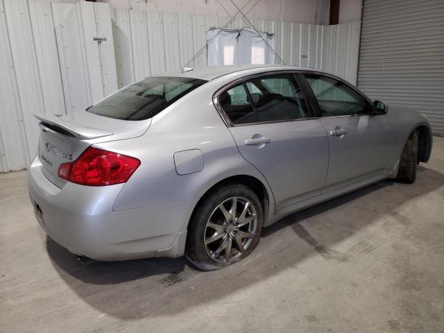 JNKCV61FX9M353533 - 2009 INFINITI G37 SILVER photo 3