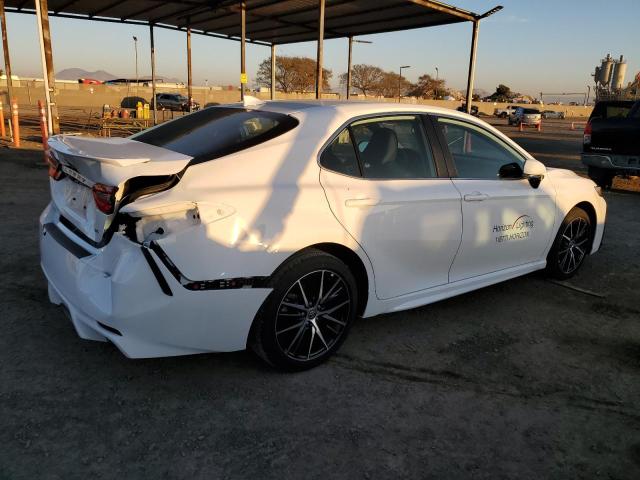 4T1G11AK9PU180501 - 2023 TOYOTA CAMRY SE NIGHT SHADE WHITE photo 3